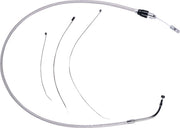 Magnum Shielding Polished Clutch Cable Quick Connect Upper