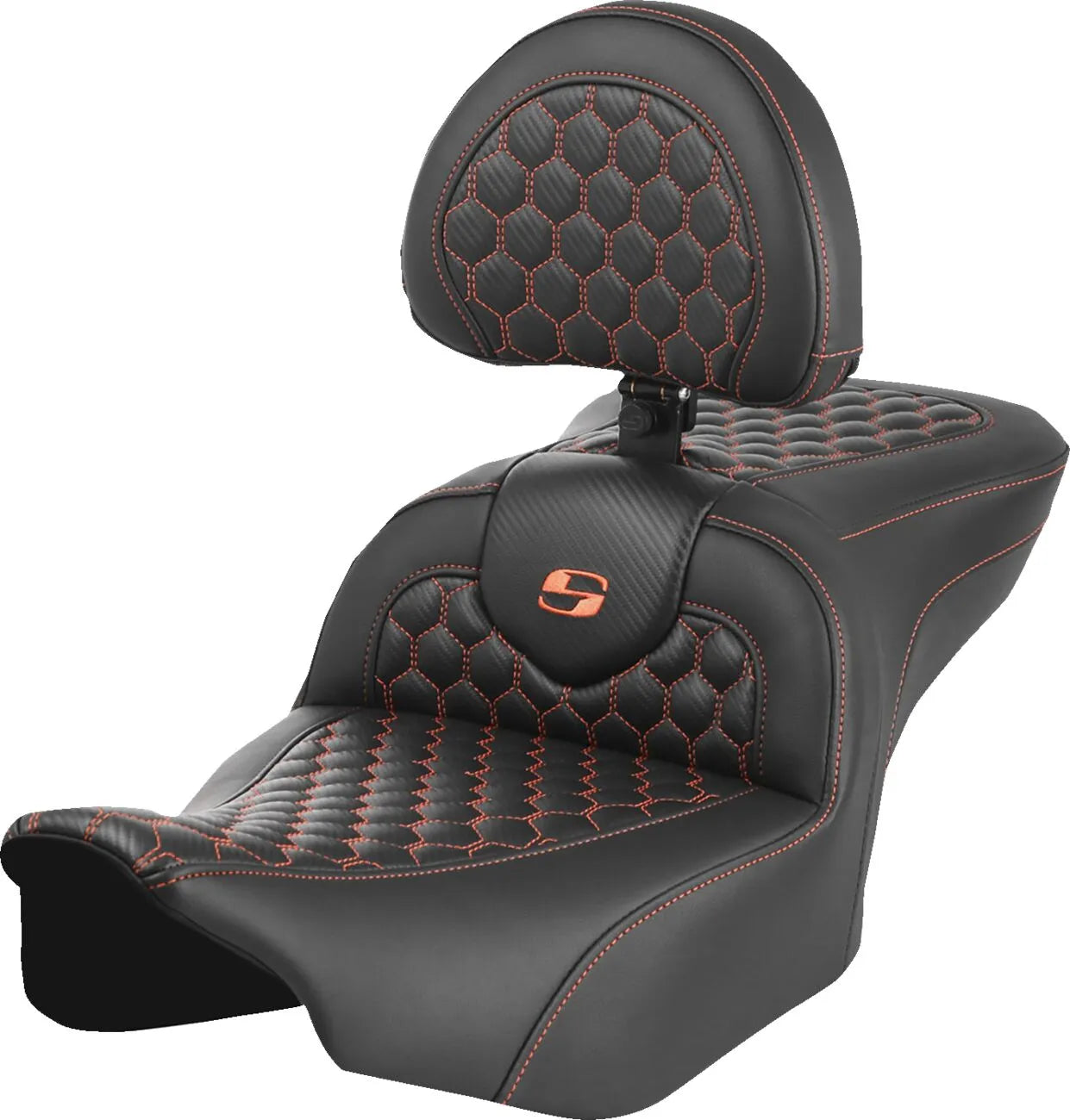 Saddlemen Honeycomb Roadsofa Seat - For Harley Davidson