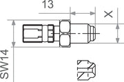 Trw Varioflex Fitting For Custom Brake Lines