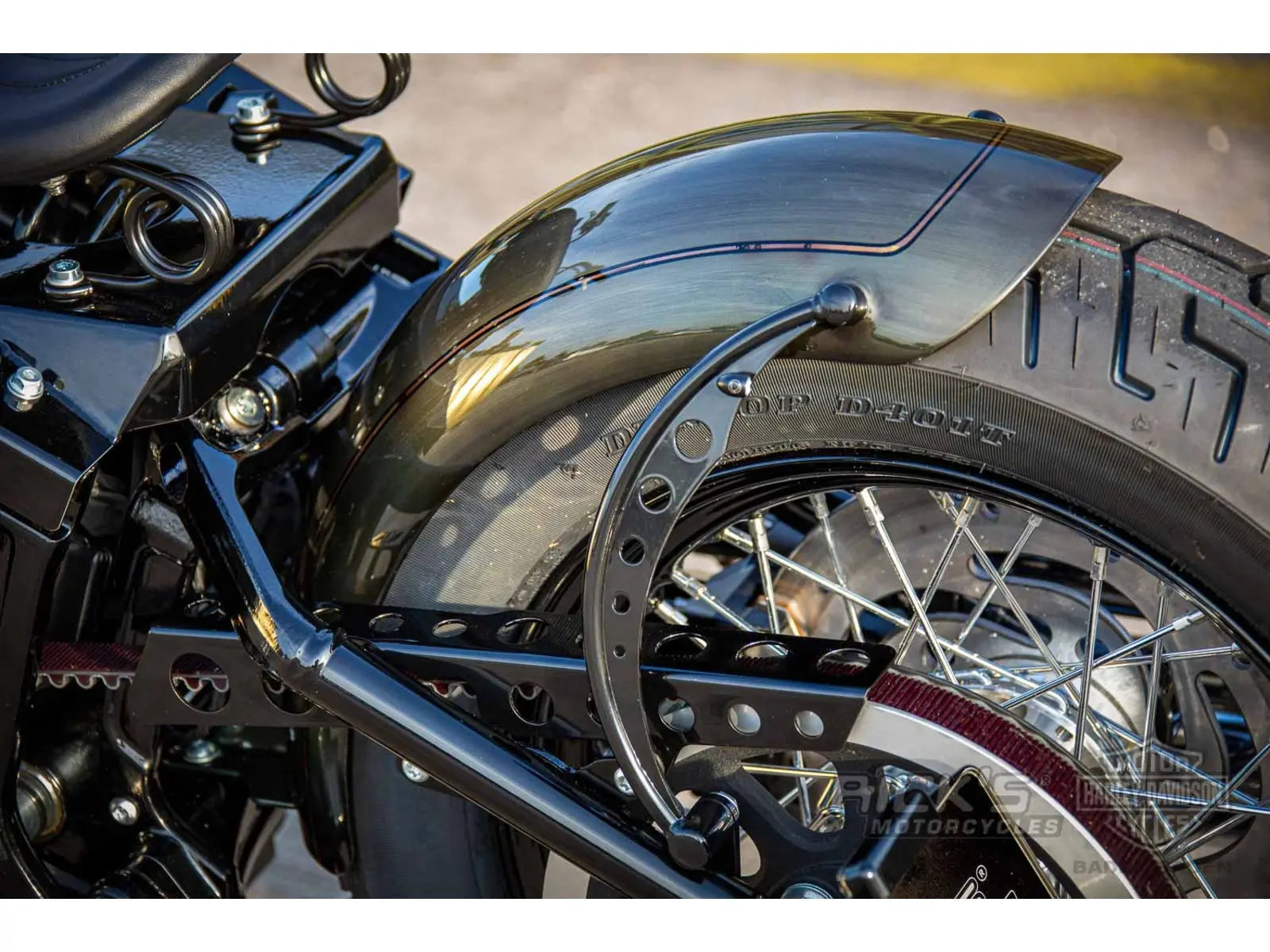 Rick's Motorcycles Rear Fender for Boober Conversion