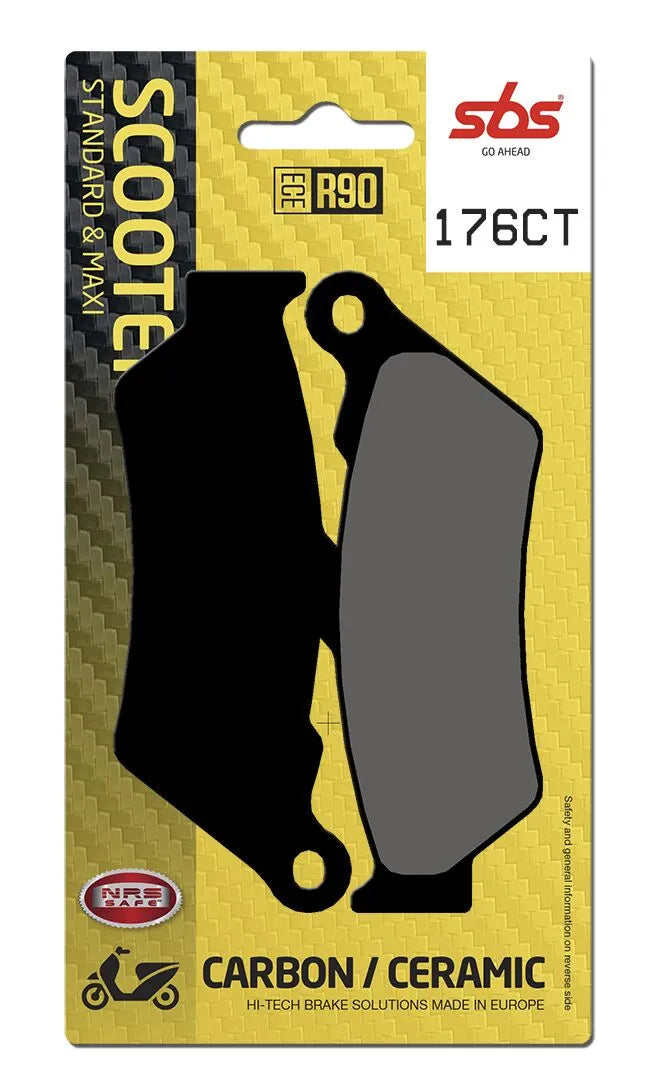 Sbs Ct Scooter Carbon Tech Organic Brake Pads - Front