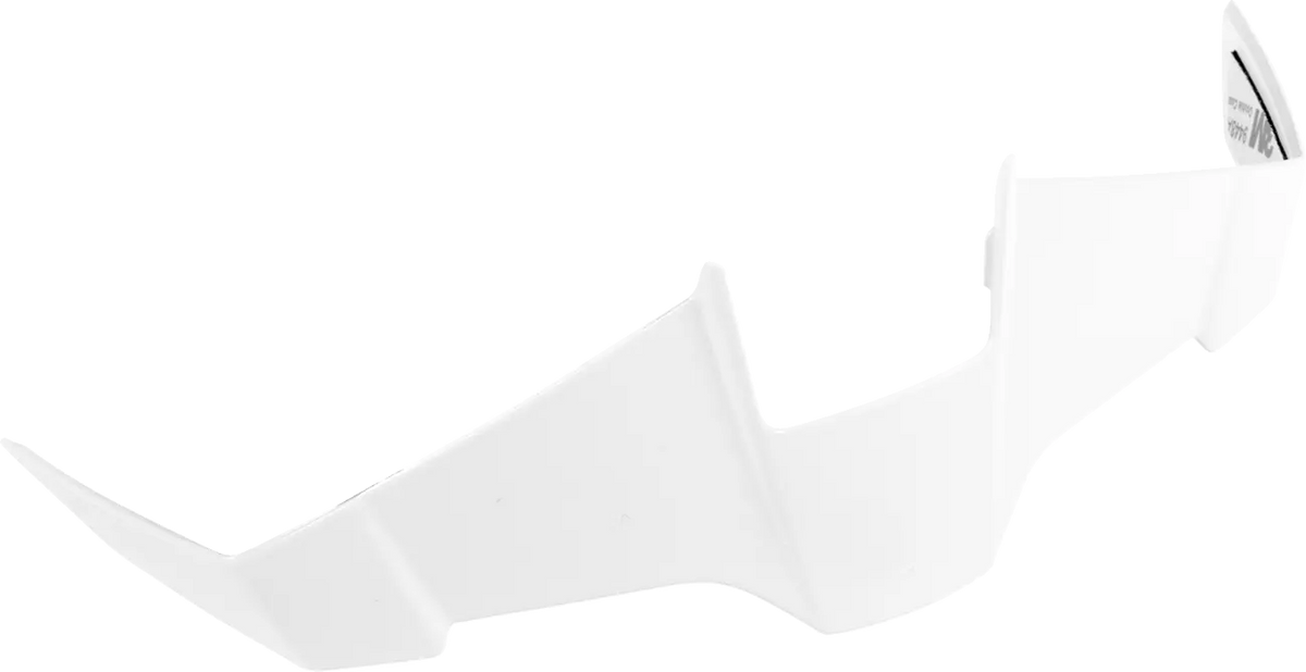 Icon Threshold Helmet Rear Spoiler Gloss White