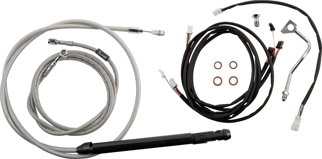 Burly Brand Touring Model Control Kit For 2" Risers