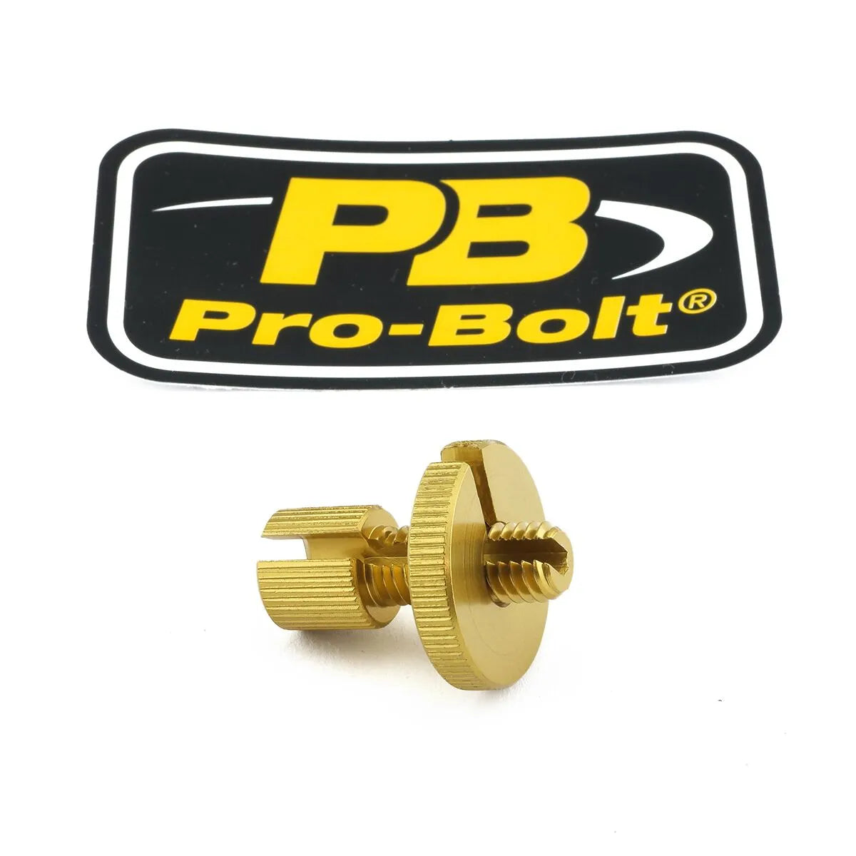 Pro Bolt Aluminium Cable Adjuster - Gold