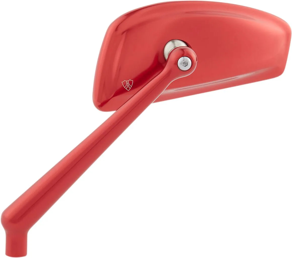 Arlen Ness Tearchop Mirror - Red Anodized
