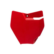 Polisport Front Number Plate Red
