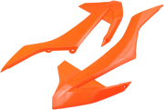 Ufo Replacement Radiator Shrouds Fluorescent Orange