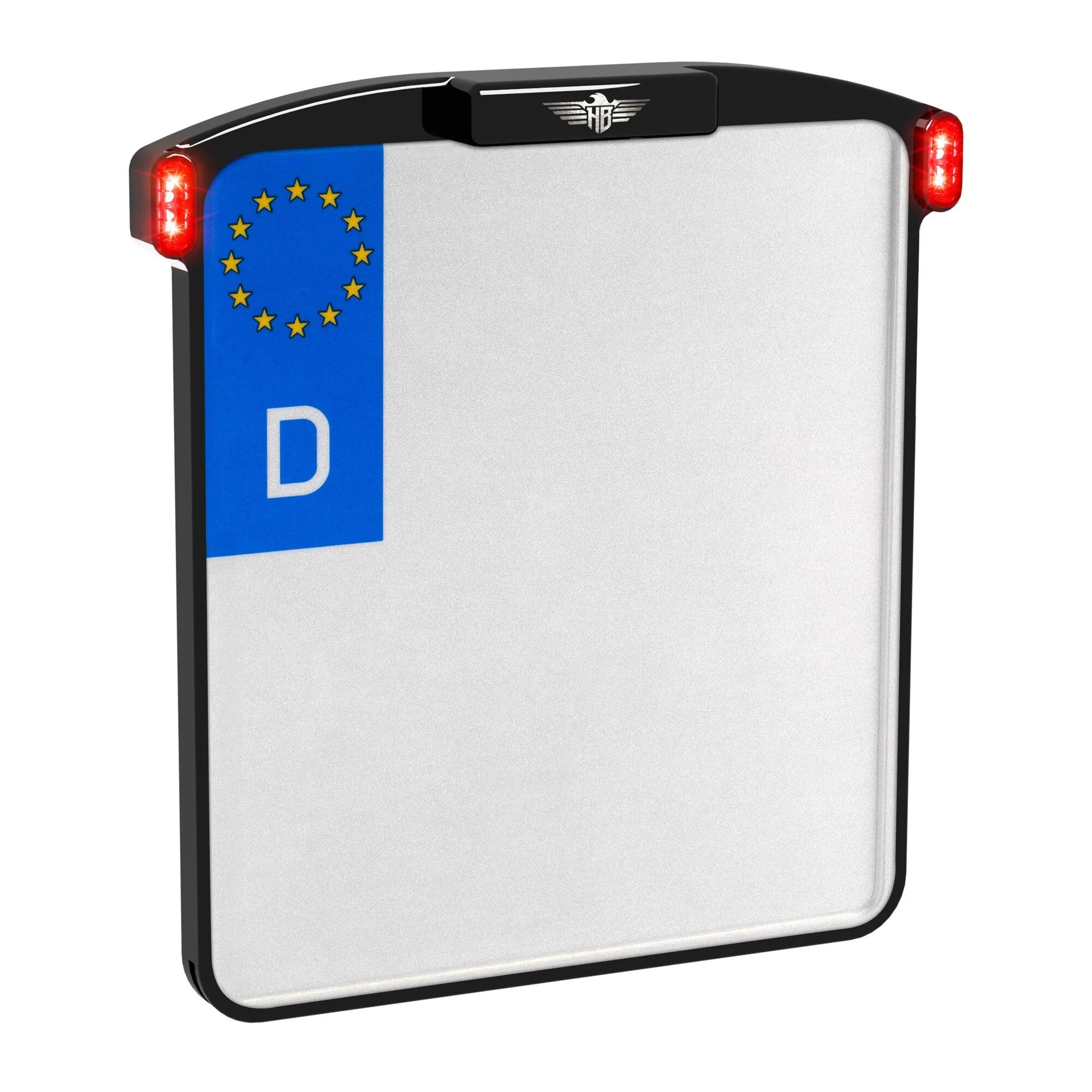 Heinz Bikes Micro License Plate Holder In Black Aluminum