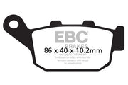 Ebc Sfac Carbon Series Scooter Brake Pads