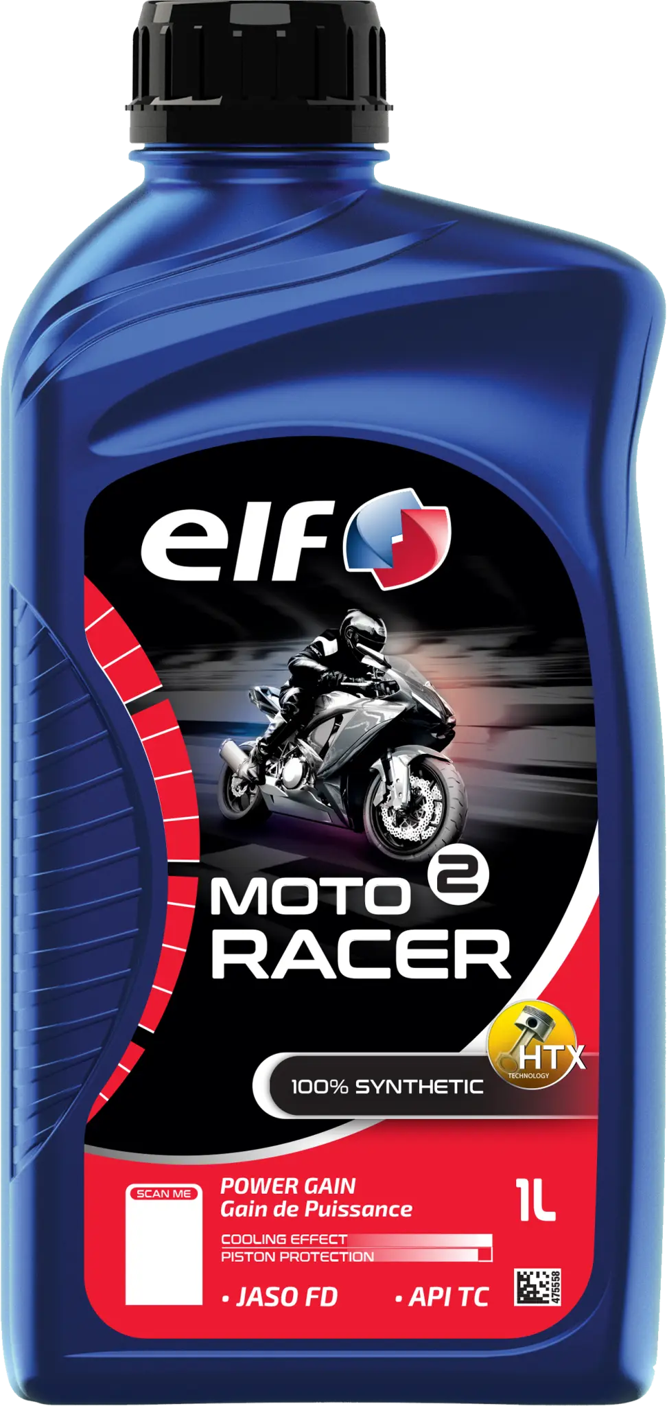 ELF Moto 2 Racer Synthetic 2-Stroke Engine Oil 1L