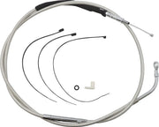 Magnum Shielding Polished Stainless Clutch Cable