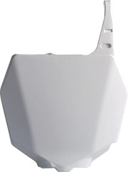 Polisport Front Number Plate - White