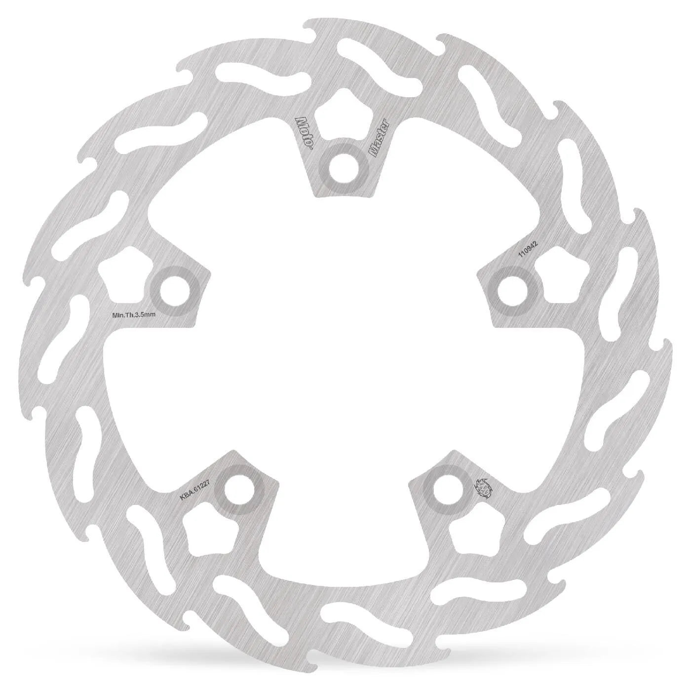 Moto-master Flame Series Fixed Brake Rotor - Rear
