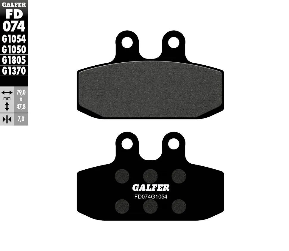 Galfer Semi-metallic Brake Pads - Versatile Performance - Front & Rear