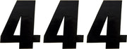 Moose Offroad Vinyl Race Numbers - 6" Black