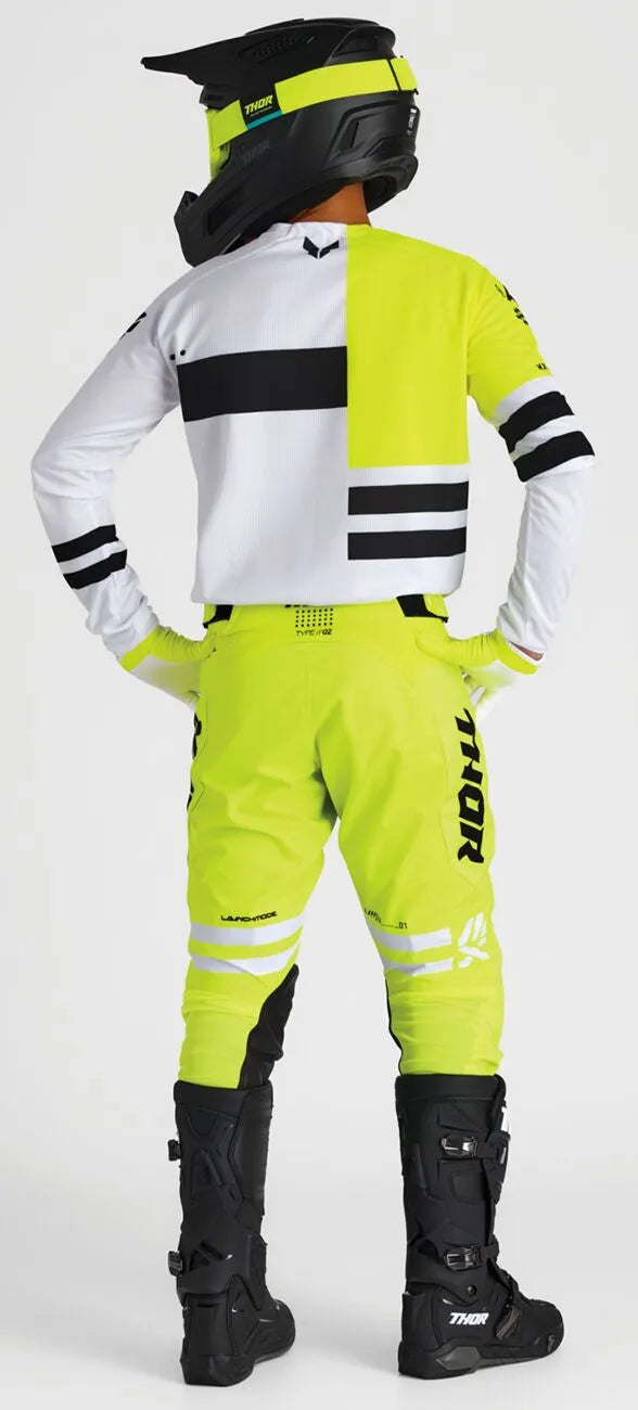 Thor Launchmode Gloves - White/Acid