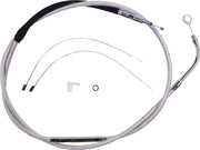 Magnum Shielding Polished Clutch Cable For Harley Davidson
