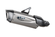 Spark Force Evo Slip-on Muffler With Carbon End Cap - ECE Street Legal Approved
