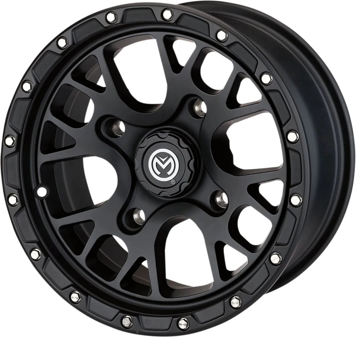 Moose Offroad 545x Wheel - 14 Inch Black Satin