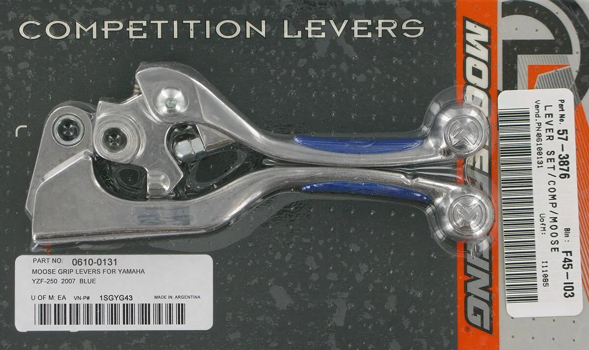Moose Offroad Competition Lever Set - Silver