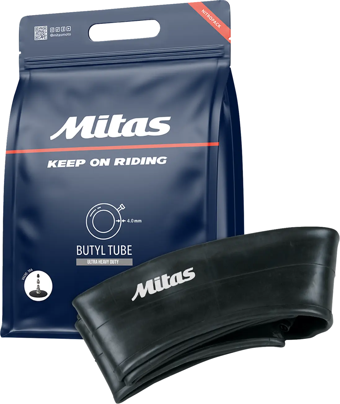 MITAS Ultra Heavy-Duty Inner Tube for 18" Rims