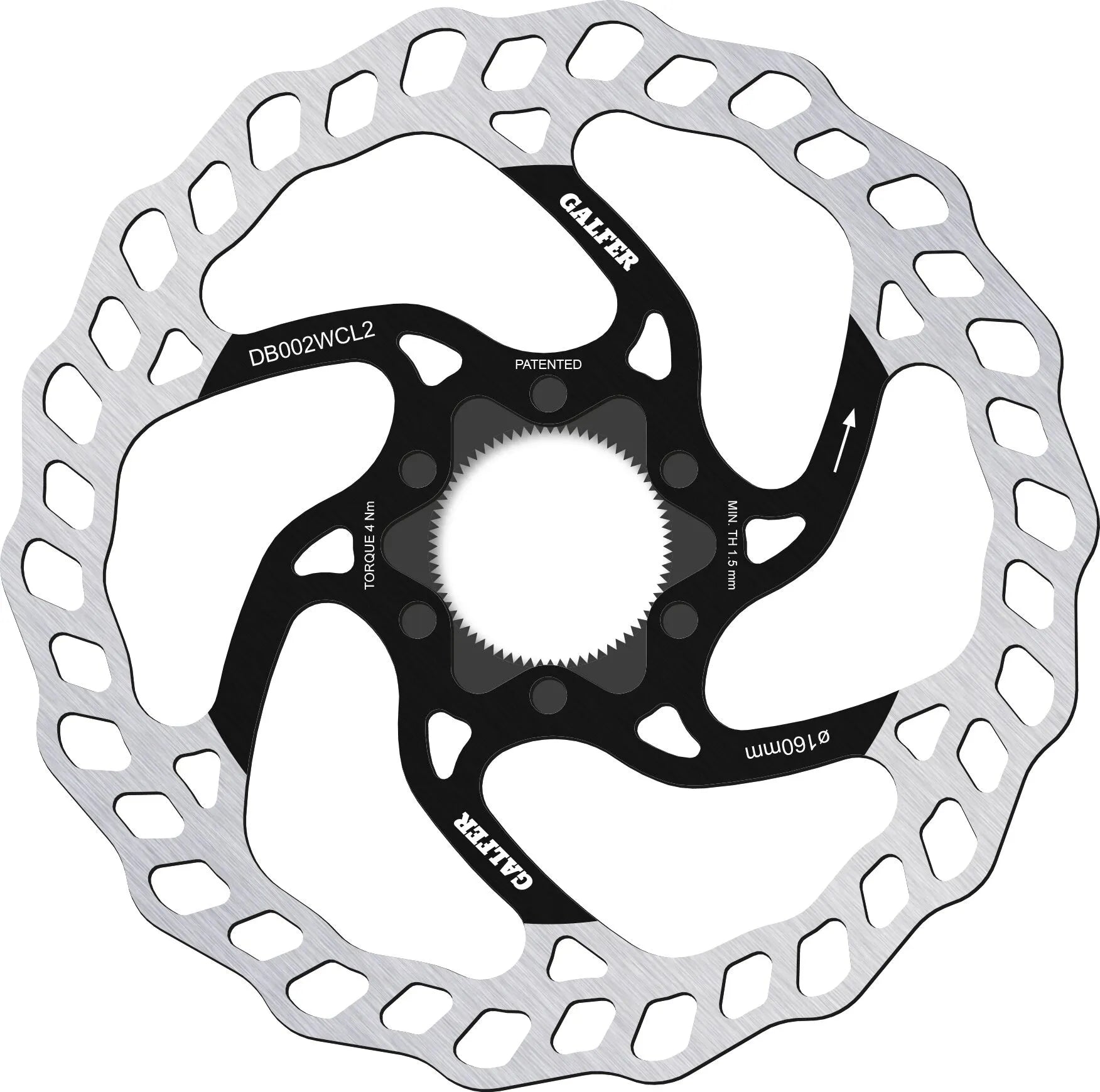 Galfer Wave Brake Rotor for Center-Lock
