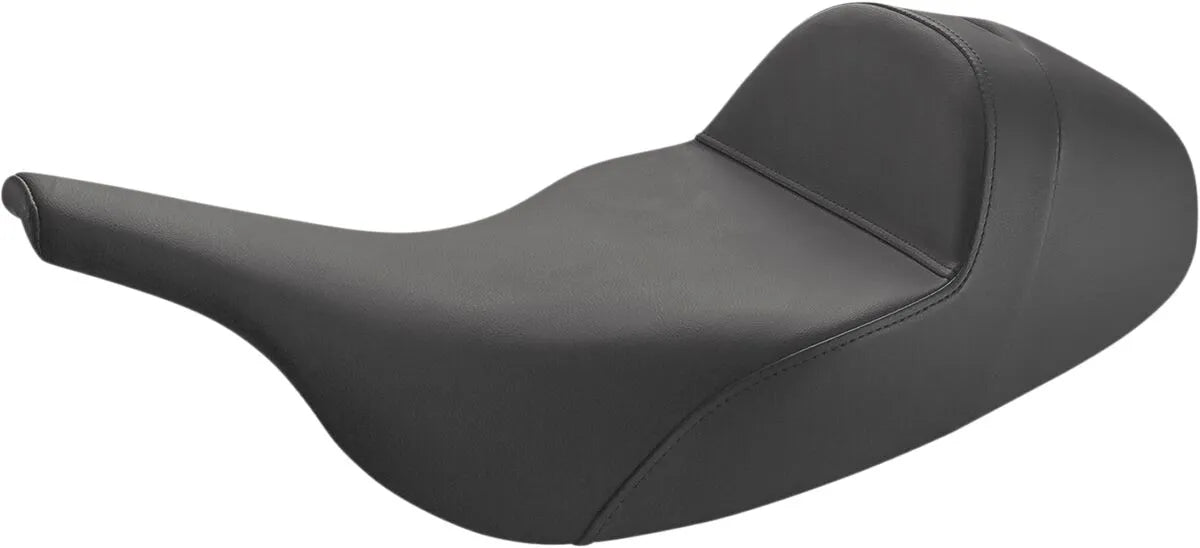 Saddlemen Solo Seat - Black Motorcycle Seat - For Harley Davidson