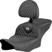 Saddlemen Dragon Scale Roadsofa Seat - For Harley Davidson