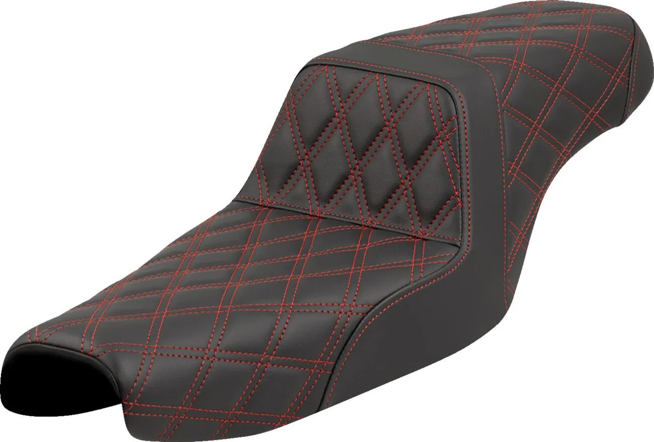 Saddlemen Lattice Stitch Step-up Seat - For Harley Davidson