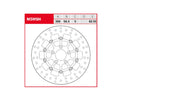 Trw Contoured Fixed Brake Rotor For Motorcycles - Front