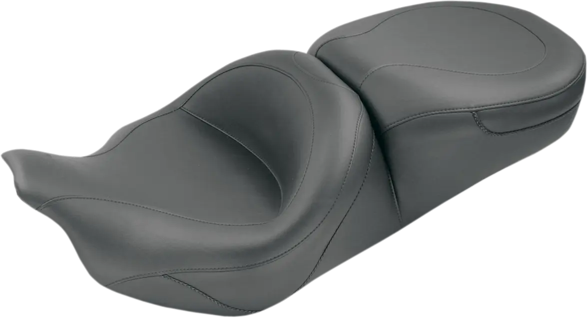 Mustang One-piece 2-up Ultra Touring Seat - For Harley Davidson