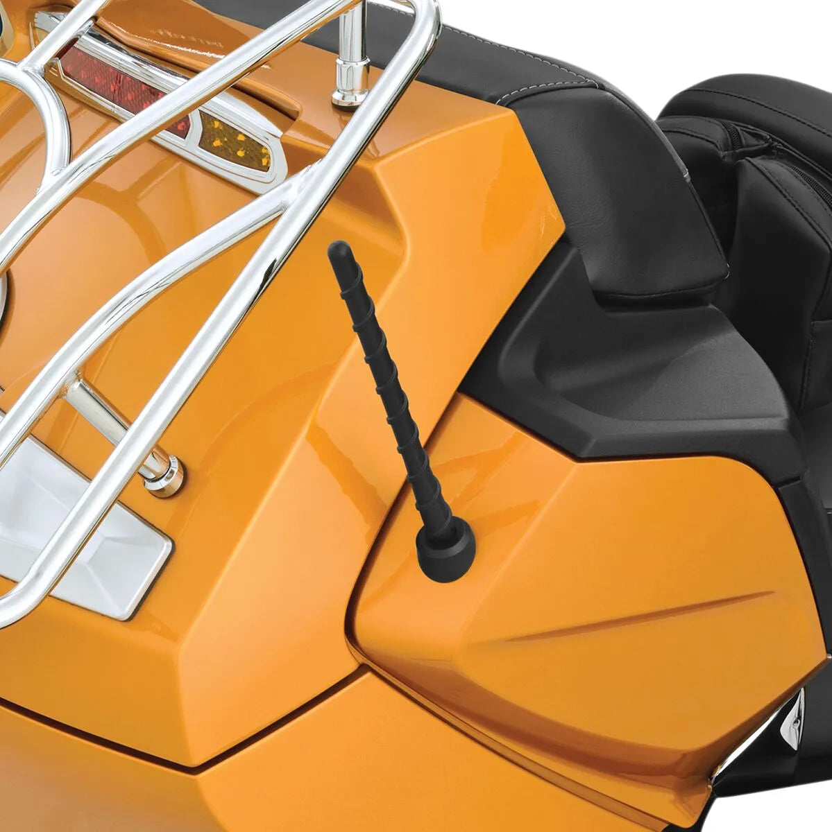 Show Chrome Short Spiral Antenna - 7.5 Inch