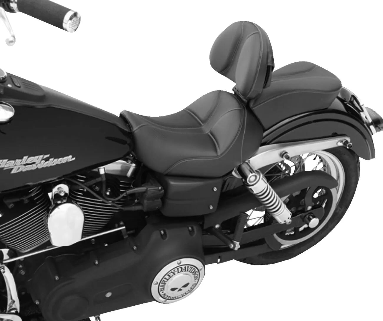 Saddlemen Dominator Solo Seat - For Harley Davidson