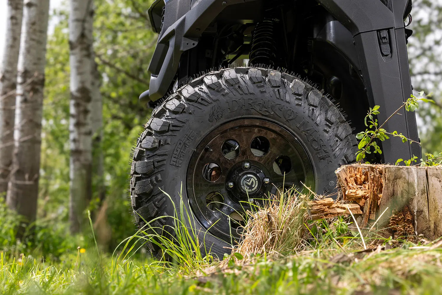 Moose Offroad 14" Atv Wheel - Black Gloss