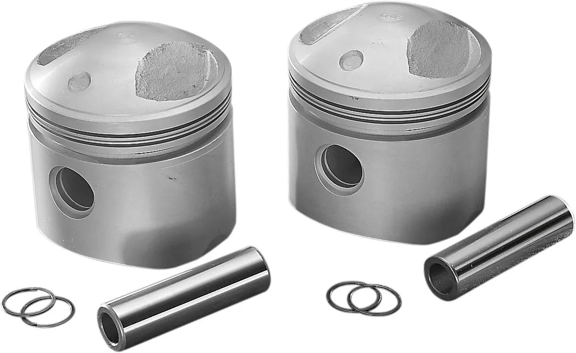 Drag Specialties Piston Kit 74 CI .030 Oversize for HD 1941-1980