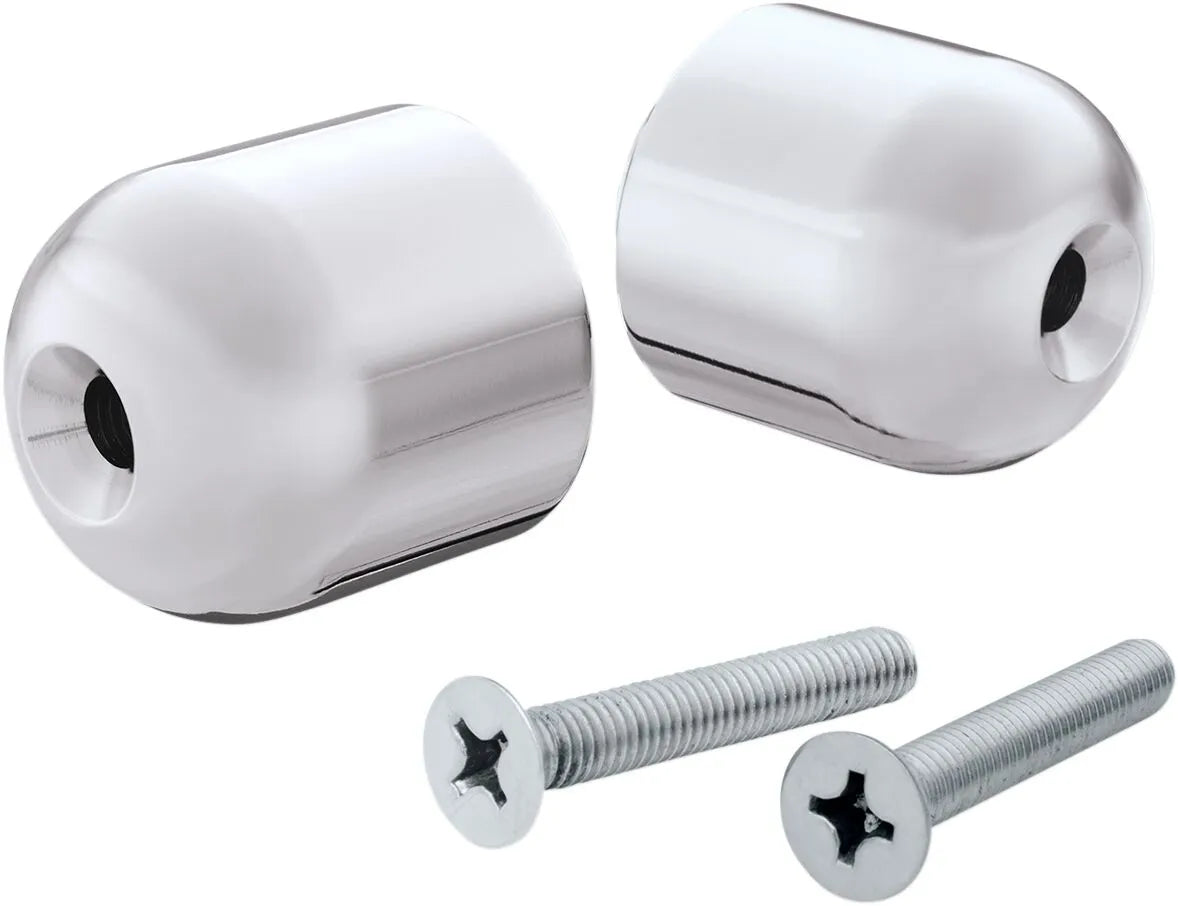 Show Chrome Bar End Weights - Vibration Dampening