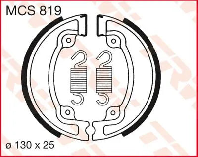 Trw Organic Brake Shoes Set - Reliable Performance - Front & Rear