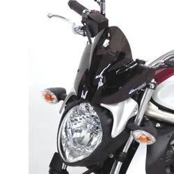 Bullster Windscreen - Naked Bike - Black Smoke