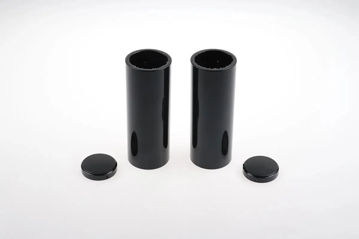 Cult Werk Fork Covers - Gloss Black Aluminum