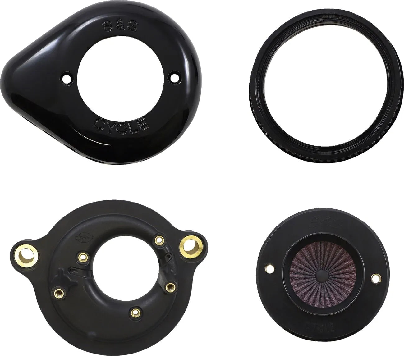 S&s Cycle Air Stinger Stealth Air Cleaner Kit