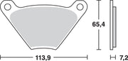 Trw All Round Sintered Metal Brake Pads - Front & Rear