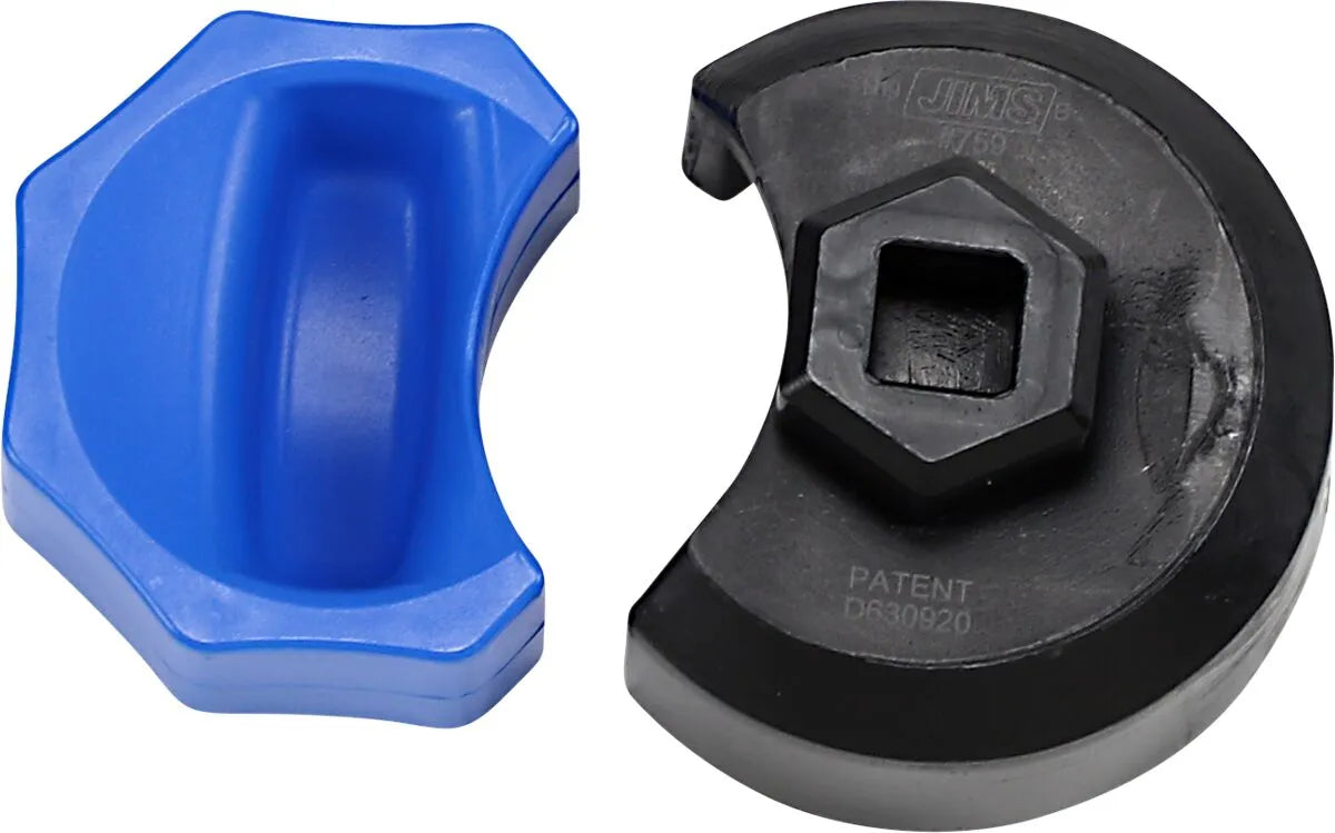 Jims Blue Delrin Dipstick Socket Insert Tool for Harley Davidson