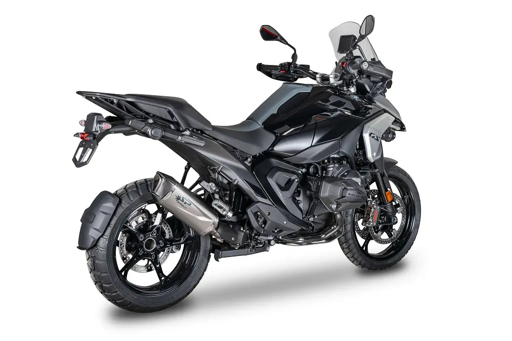 Spark Force Evo Slip-on Muffler With Carbon End Cap - ECE Street Legal Approved