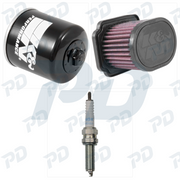 K & N + NGK SPARK PLUGS Service Kit with Oil Filter, Air Filter & Spark Plugs for Yamaha XTZ 700 2023-2024