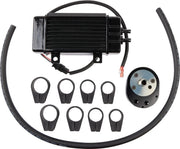 Jagg Oil Coolers Vertical Frame-mount Fan Assisted Oil Cooler Kit