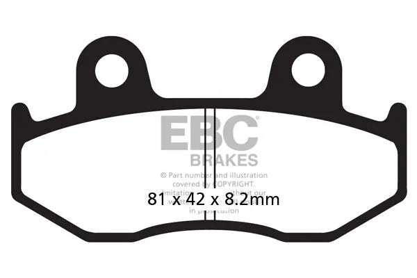 Ebc Sfa Series Organic Brake Pads For Scooters