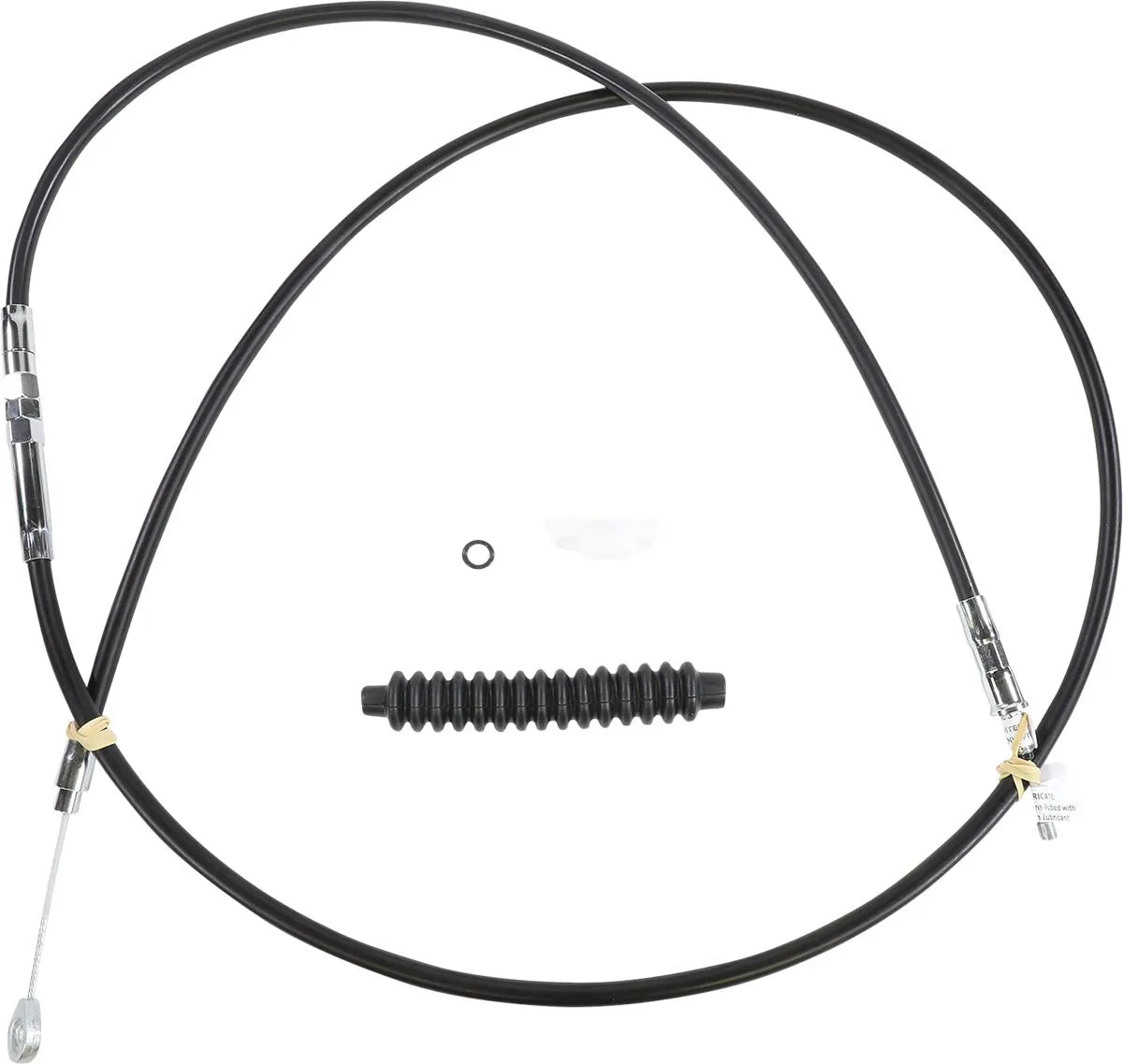 Drag Specialties High-efficiency Clutch Cable - Black Vinyl