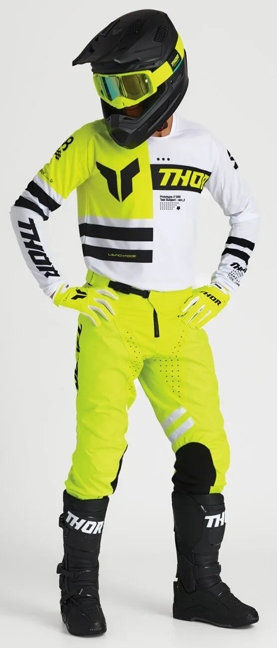 Thor Launchmode Gloves - White/Acid