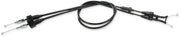MOOSE OFFROAD HARD-PARTS Black Vinyl Throttle Cable