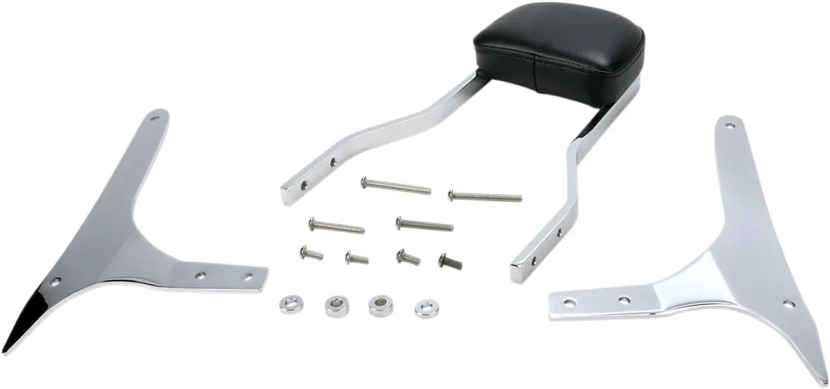 Cobra Square Sissy Bar Kit - Chrome Steel